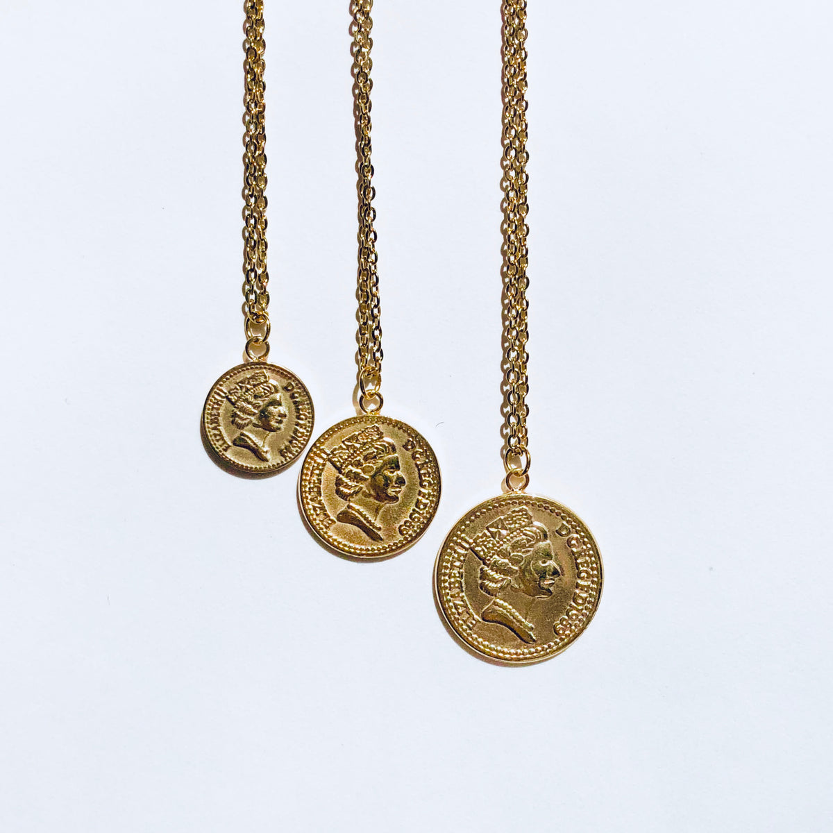 3 Tier Coin Necklace